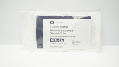Covidien 8888266213 Salem Sump Silicone Dual Lumen Stomach Tube 10Fr/Ch (x)